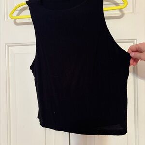 Black Sleeveless Women's Top